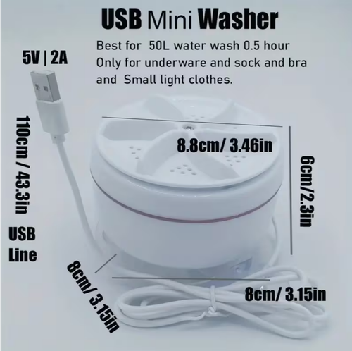 Mini Portable Plastic Washer