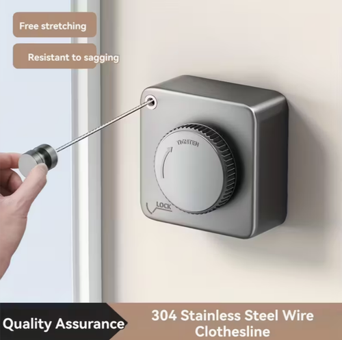 Invisible Square Clothes Drying Rope