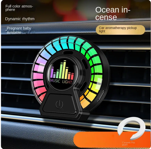 Car Diffuser with Sound-Activated Light
