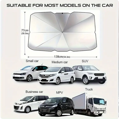 Car windshield sunshade