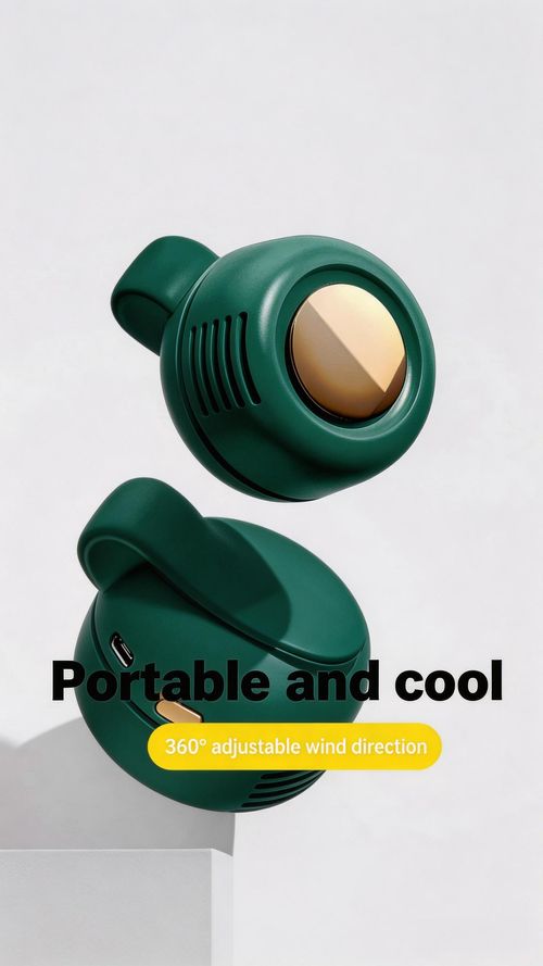 Portable Silent Mini Fan Clip On, 3-Speed Clip-on Fan for Shirt and Waist, Cooling for Outdoor