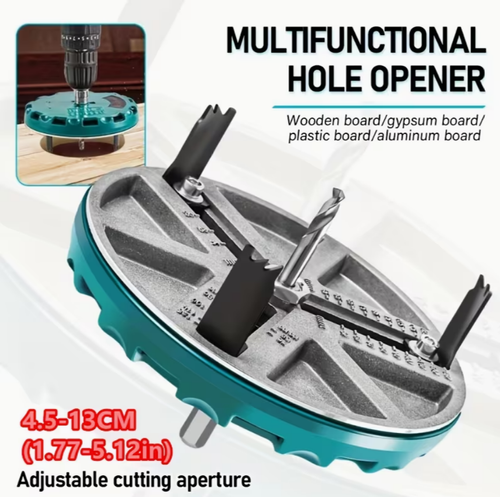 Adjustable Woodworking Hole Opener