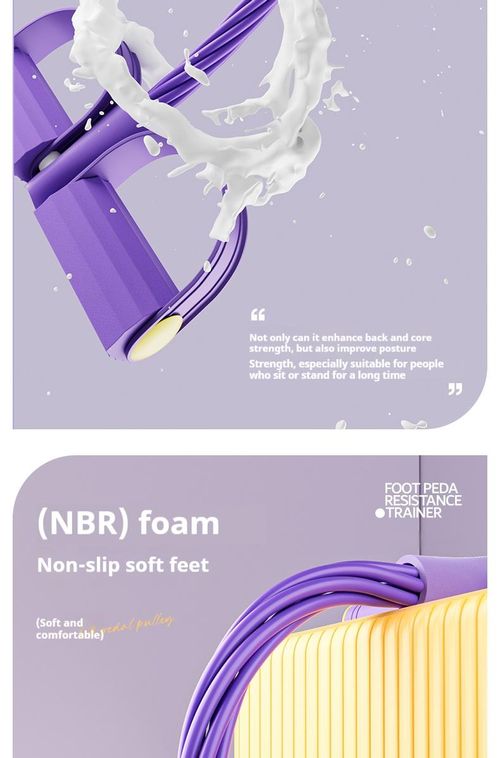 Fitness Resistance Bands-6 Tube Pedal Ankle Puller, Stretching Bands for Arm and Leg Workouts, Multi-Functional Sit Up Rope for Home Gym Equipment, Fitness Beginners