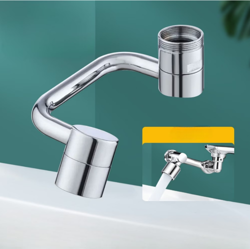 1080° Rotating Faucet Nozzle , Water-Saving, Suitable for Kitchen Faucet Extender and Sink Robotic Arm, Four Seasons Home Decor Accessory, Fashionable Design, Durable Structure, Sturdy Material, Adjustable Spray