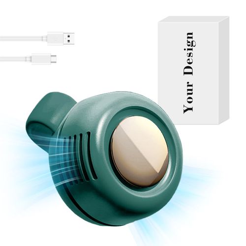 Portable Silent Mini Fan Clip On, 3-Speed Clip-on Fan for Shirt and Waist, Cooling for Outdoor