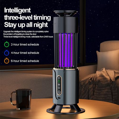 Compact Portable Electric UV Mosquito Trap Lamp: New Multi-Functional USB Rechargeable Mosquito Killer