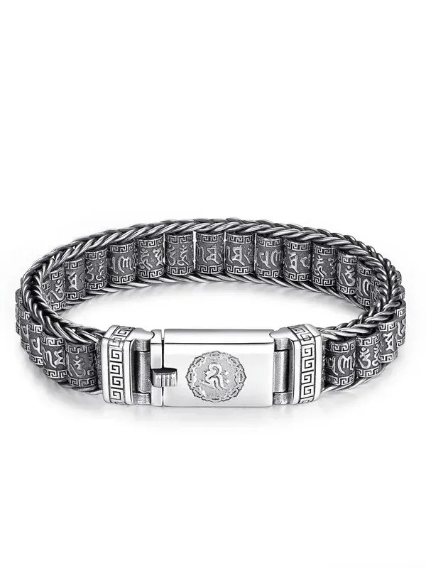 Tibetan Prayer Scroll Bracelet