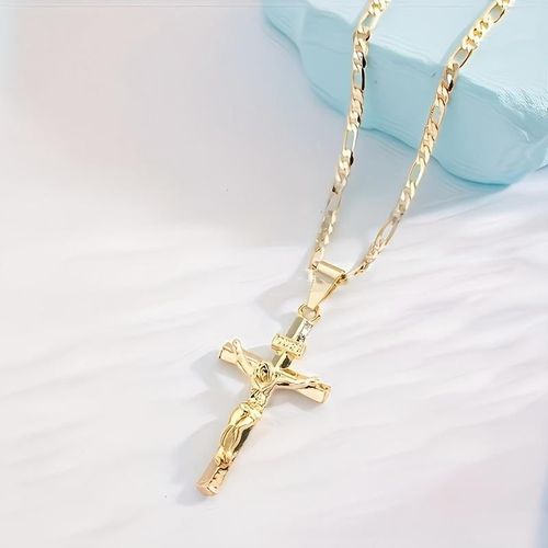 Gold Crucifix Necklace