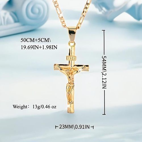Gold Crucifix Necklace