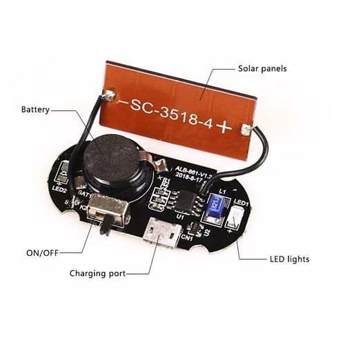 solar anti-theft anti-theft light