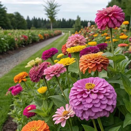 Double Zinnia  Seeds