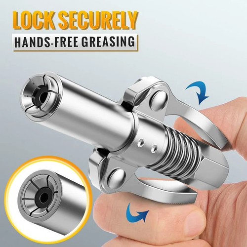 High-Pressure Grease Gun Coupler