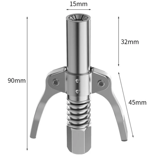 High-Pressure Grease Gun Coupler