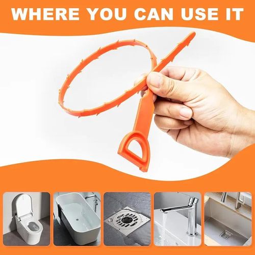 Clears clogs in sinks, tubs & pipes fast