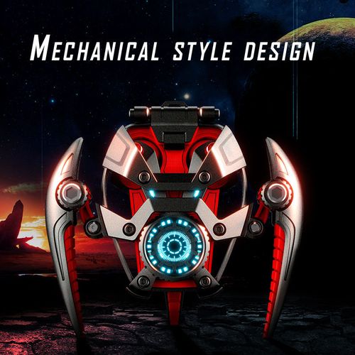 Marvel MR28 Iron Man Cyberpunk Metal Armor Style Wireless Bluetooth Earbuds