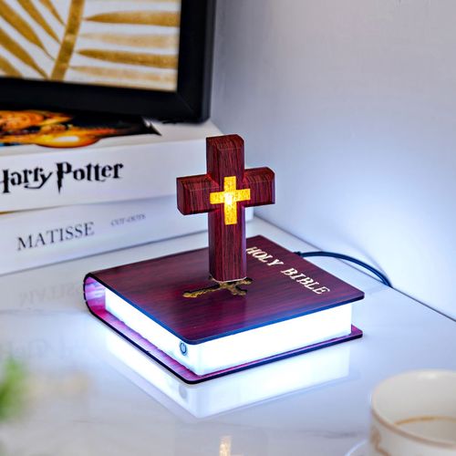 Magnetic Levitation James Christian Bible Book Cross