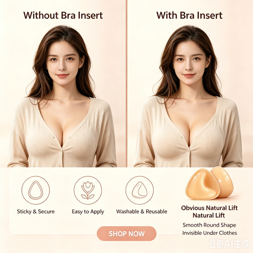 Adhesive Bra Pads, Push Up Sponge Breast Inserts, Double Sided Sticky Bra Pads, Thick Triangle Invisible Bra Inserts for Small Bust, COD Free Shipping, Pay on Delivery