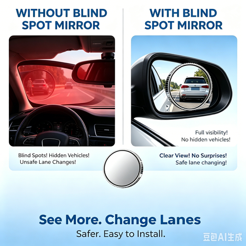 Rearview mirror Car Rear View Mirror Blind Spot Mirror for Daily Driving, Parking, Lane Changing and Car Interior Use, Easy to Install Auto Accessory, COD, Free Shipping, Pay on Delivery