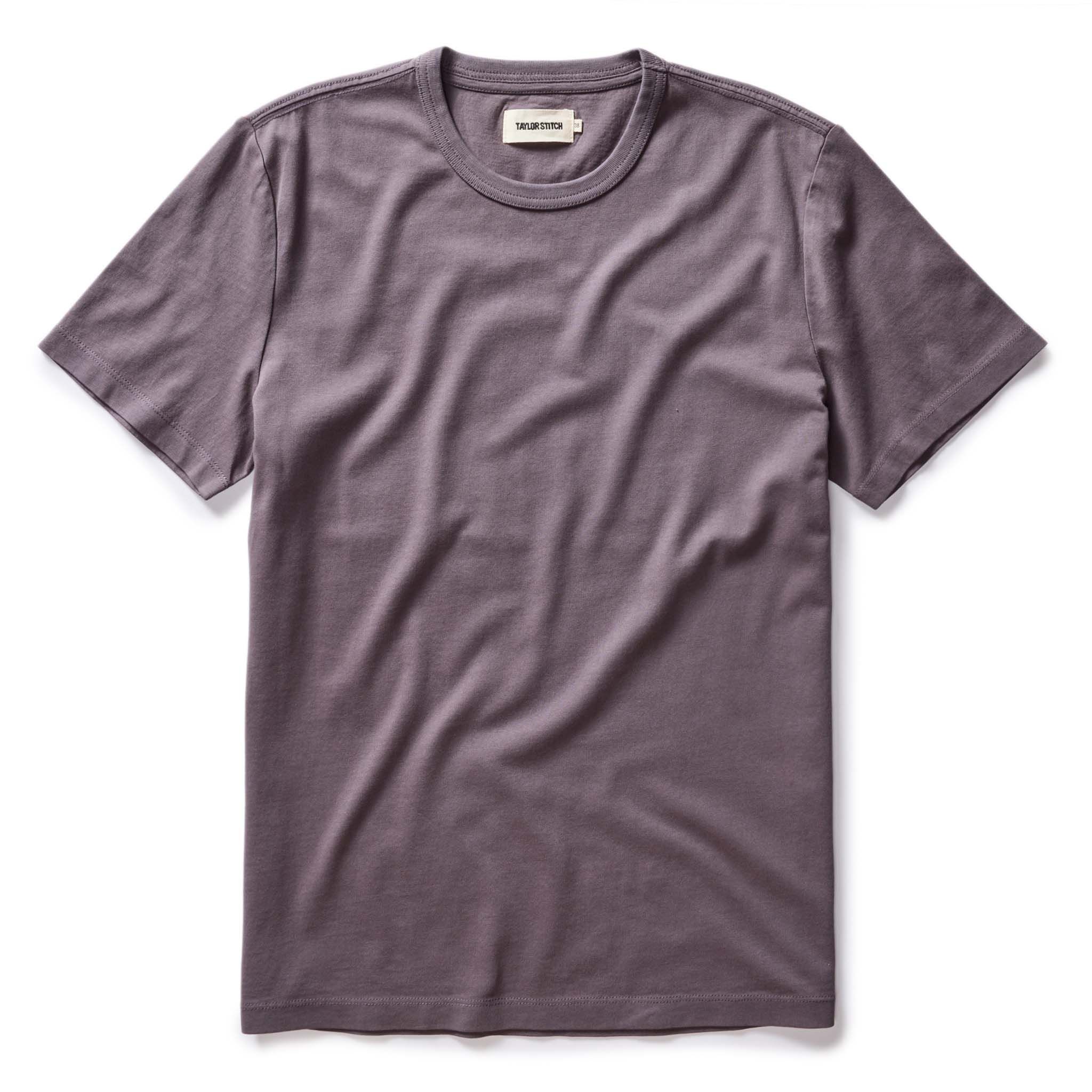 Uasow Organic Cotton Tee in Dried Plum