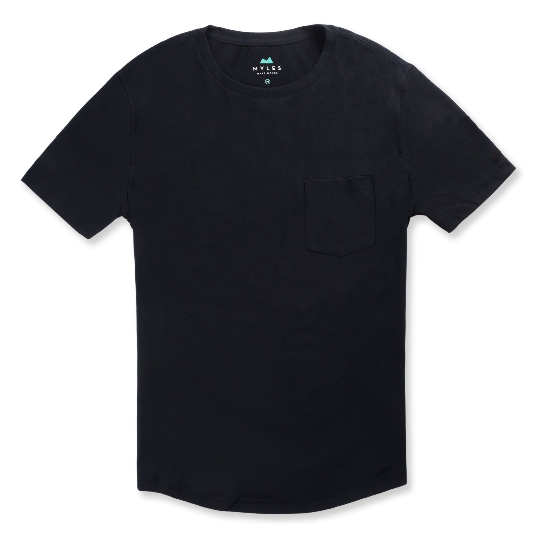 Uasow Myles Everyday Tee in Charcoal