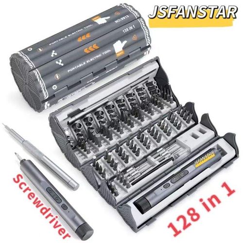 128 in 1 Multi Functional Rechargeable Battery Powered Electric Drill Brushless Combo Sets