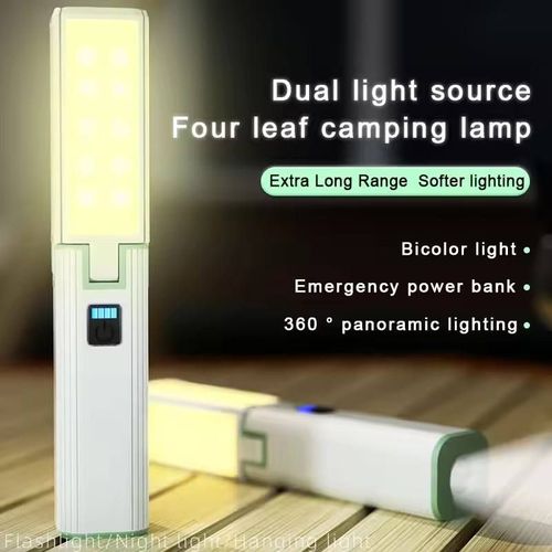 Hanging Desk Lamp Multifunctional Ultralight Portable Solar Flashlight Work Lantern Led Camping Light