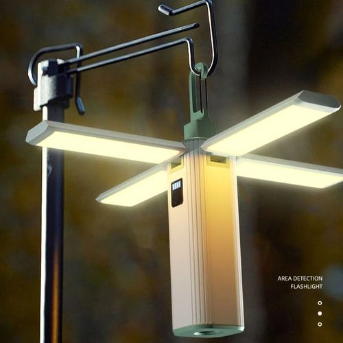 Hanging Desk Lamp Multifunctional Ultralight Portable Solar Flashlight Work Lantern Led Camping Light