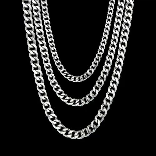 High Quality Stainless Steel Gold Jewelry Necklace Hip Hop Jewelry Cuban Chain Necklace