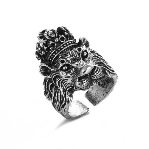 Men's Alloy Vintage Style Ring - Fashionable Hip-Hop Hand Accessory for Men