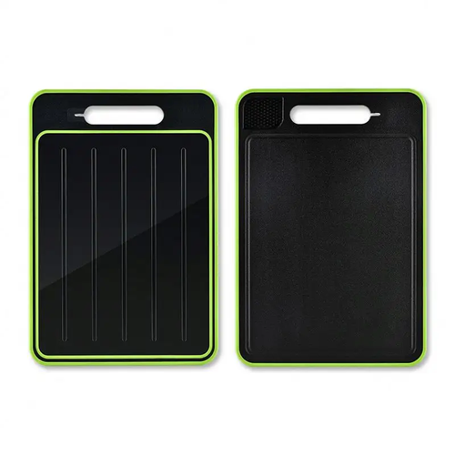 Hot Selling 4 in 1 Thawing Plate With Chopping Board Spice Grater and Knife Sharpener Aluminum Defrosting Plate Cutting Board