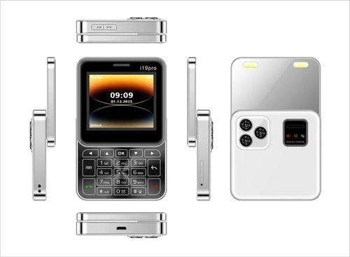 i19 Pro Rotate Phone 2.4 Inch Screen Plating Bezel MTK Motherboard GSM2G Network