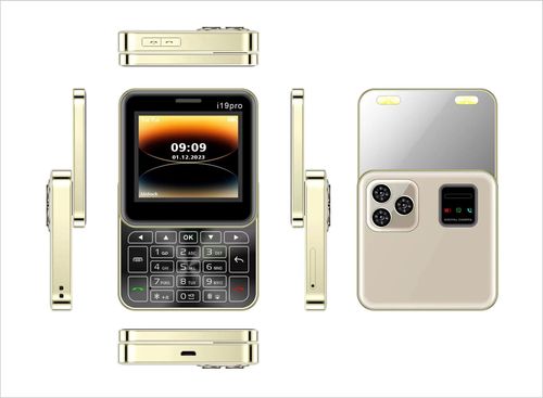 i19 Pro Rotate Phone 2.4 Inch Screen Plating Bezel MTK Motherboard GSM2G Network