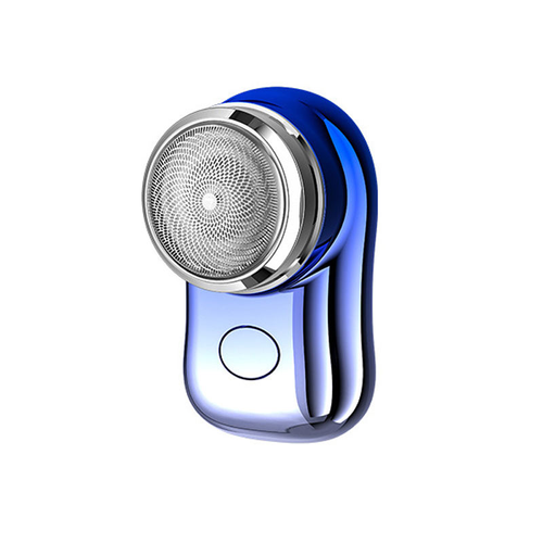 Mini barbeador elétrico com cabeça flutuante