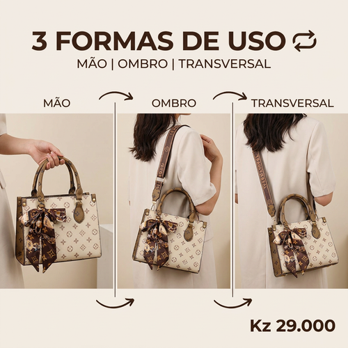 🔥🇦🇴 Luanda 2026 ✨ Mala Tote Feminina Luxo 👜💎 Transforme o seu look em segundos 🌟 Design moderno e elegante 💖 Grande capacidade 📦 acabamento sofisticado 🪡 👗 Mão, ombro e tiracolo 3 em 1 🔄 💼 Perfeita para trabalho 🏢 passeio 🚶‍♀️ e uso diário 💖