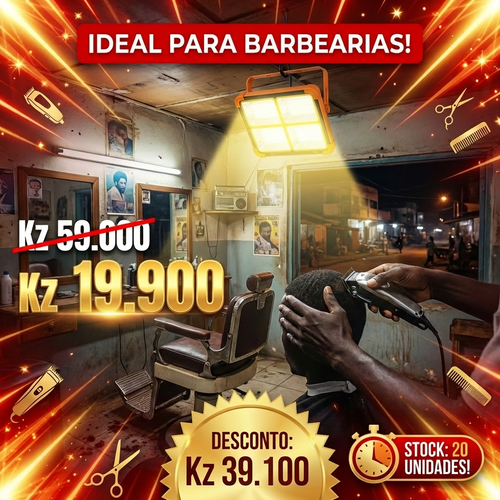 🔥Luanda💡 Lâmpada Solar LED Super Resistente 🌞♻️Recarregável sem Eletricidade💡✨ Iluminação Ultra Forte 🔦⚡ Longa Duração 🔋🌙  Ideal para Casa 🏠, Emergência 🚨, Barraca Noturna 🛍️🌃 e Camping ⛺⭐ em Luanda 📍🚚 Portátil 🎒, Econômica 💰 e Fácil de Usar 👍😊