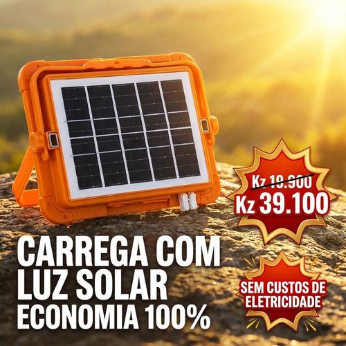 🔥Luanda💡 Lâmpada Solar LED Super Resistente 🌞♻️Recarregável sem Eletricidade💡✨ Iluminação Ultra Forte 🔦⚡ Longa Duração 🔋🌙  Ideal para Casa 🏠, Emergência 🚨, Barraca Noturna 🛍️🌃 e Camping ⛺⭐ em Luanda 📍🚚 Portátil 🎒, Econômica 💰 e Fácil de Usar 👍😊