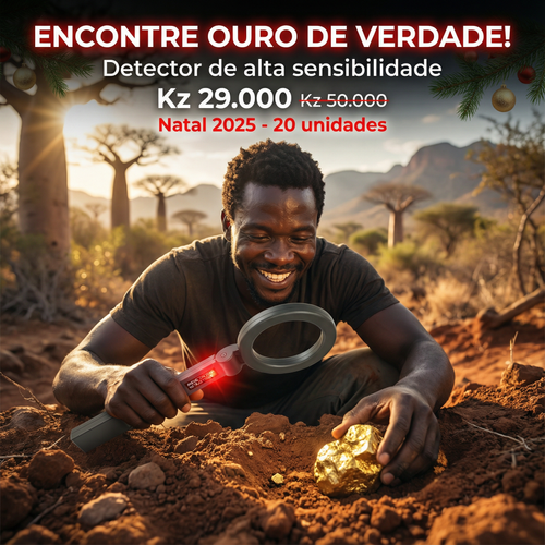 🔥 2025 Novo Detector de Metais Portátil – Alta sensibilidade, design dobrável, perfeito para aventuras ao ar livre! 🔍⚒️