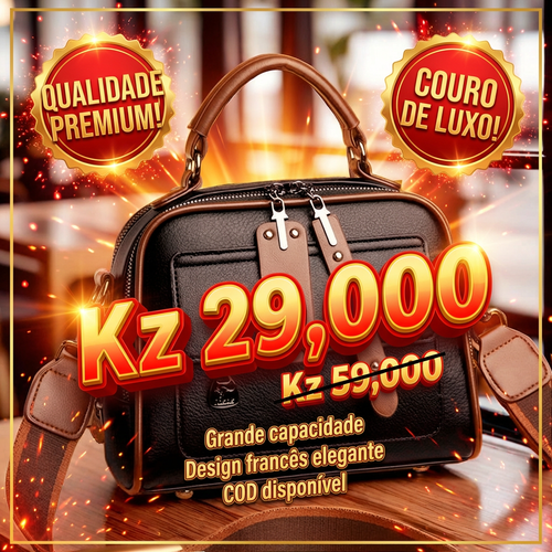 🇦🇴👜🌸 OFERTA IMPERDÍVEL! — Bolsa Feminina 2026 Estilo Francês 💃 — Grande Espaço para Itens do Dia a Dia 📱💄 — Design Elegante e Muito Prático ✨ — Ideal para Trabalho e Passeios 🚶‍♀️