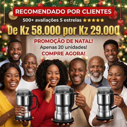 🎄💥Moedor Multifuncional— Tritura Tudo! — Feijão 🍛 Milho 🌽 Pimenta 🔥 Café ☕ Ervas 🍃