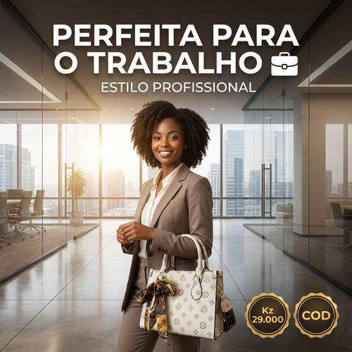 🔥🇦🇴 Luanda 2026 ✨ Mala Tote Feminina Luxo 👜💎 Transforme o seu look em segundos 🌟 Design moderno e elegante 💖 Grande capacidade 📦 acabamento sofisticado 🪡 👗 Mão, ombro e tiracolo 3 em 1 🔄 💼 Perfeita para trabalho 🏢 passeio 🚶‍♀️ e uso diário 💖