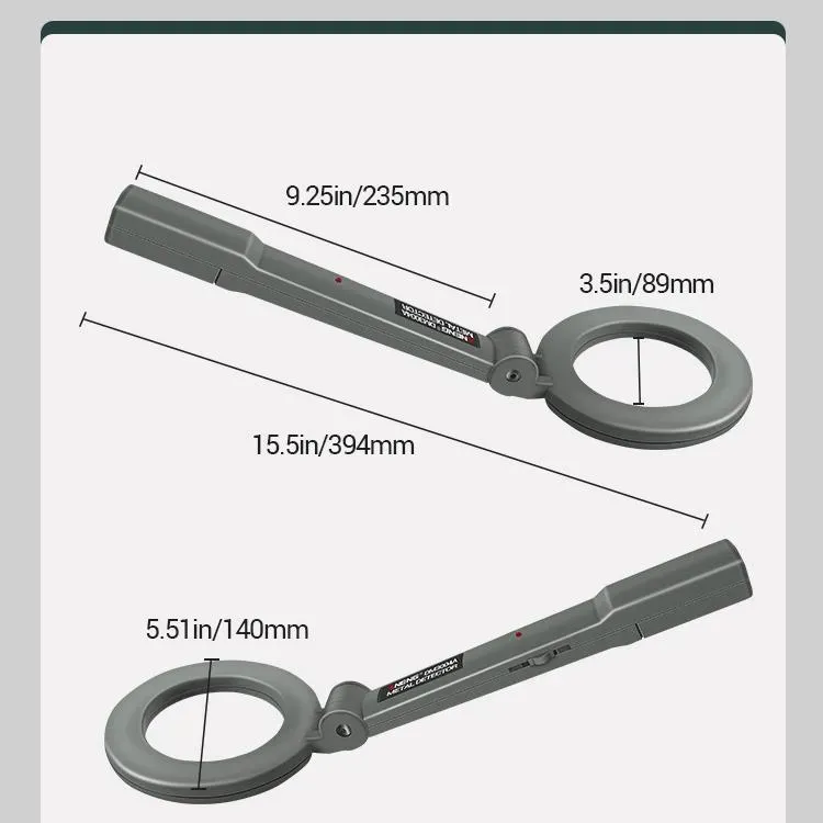 🔥 2025 Novo Detector de Metais Portátil – Alta sensibilidade, design dobrável, perfeito para aventuras ao ar livre! 🔍⚒️