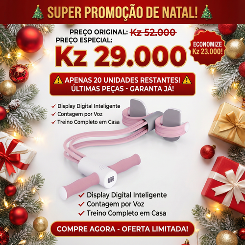 💥 Luanda – Top Vendas 2025 🚀 Elástico Fitness Completo – Pernas, Glúteos e Abdômen em Casa 🏠💪🏽