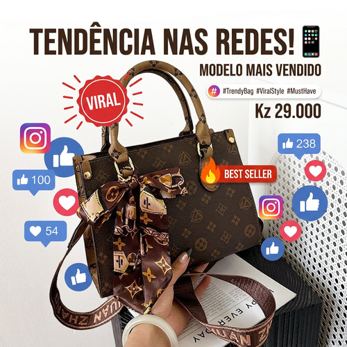 🔥🇦🇴 Luanda 2026 ✨ Mala Tote Feminina Luxo 👜💎 Transforme o seu look em segundos 🌟 Design moderno e elegante 💖 Grande capacidade 📦 acabamento sofisticado 🪡 👗 Mão, ombro e tiracolo 3 em 1 🔄 💼 Perfeita para trabalho 🏢 passeio 🚶‍♀️ e uso diário 💖