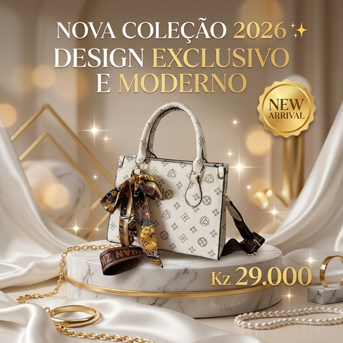 🔥🇦🇴 Luanda 2026 ✨ Mala Tote Feminina Luxo 👜💎 Transforme o seu look em segundos 🌟 Design moderno e elegante 💖 Grande capacidade 📦 acabamento sofisticado 🪡 👗 Mão, ombro e tiracolo 3 em 1 🔄 💼 Perfeita para trabalho 🏢 passeio 🚶‍♀️ e uso diário 💖