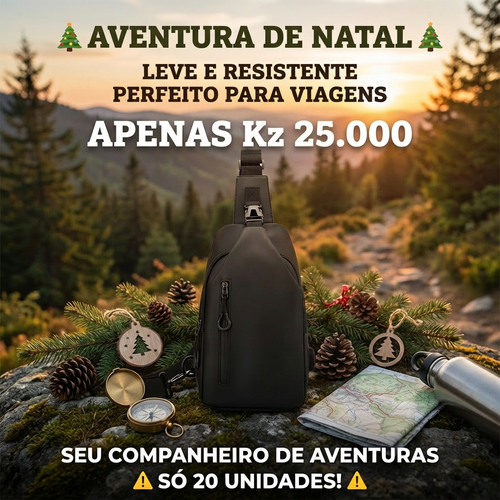 🔥🇦🇴Bolsa Masculina Mais Vendida em Luanda— 💼 Bolsa Masculina Estilosa com USB — ⚡Uso Diário — 💥Preço Especial 25.000 Kz — 🚫🔥 Últimas 30 Unidades