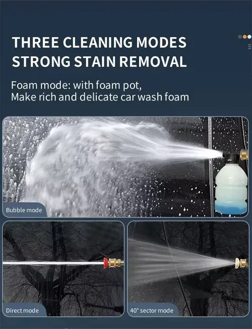 💦💦Lava tudo! –⚡ Pistola de Lavagem Portátil –Carros, muros e quintais com potência total!💪🔥