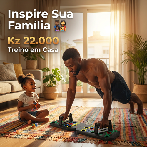 🇦🇴🔥 Luanda 🏋️ Prancha de Flexão Multifuncional e Dobrável ✨💪 Treinador de Músculos do Peito e Ombros ✨ Alta resistência antiderrapante 🌧️ Ideal para treino em casa e fitness 💖 Super leve e portátil 💨 Suporte para treino de prancha 🎒 Ideal para homens, mulheres e iniciantes 🌿✨🏋️ Tenha um corpo perfeito sem ir à ginásio ✨