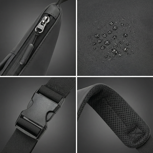 🔐🎒 Mochila Antirroubo Triangular—Segurança Máxima 👀 Leveza Total ⚡ À Prova d Água 💦—Perfeita para Luanda 🌆🔥