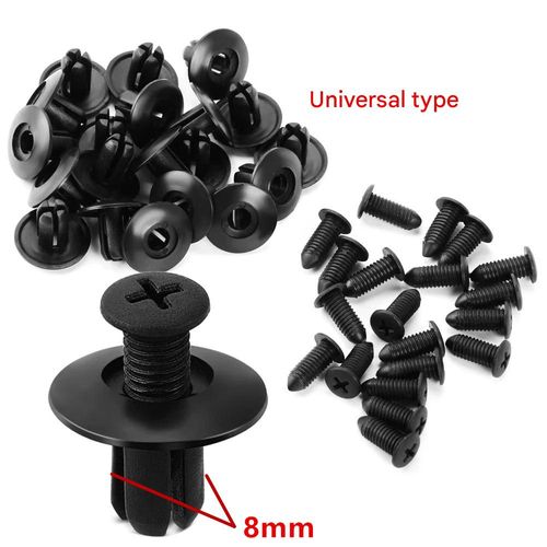 Car Bumper Fastener 8mm Hole Rivet Retainer Clip