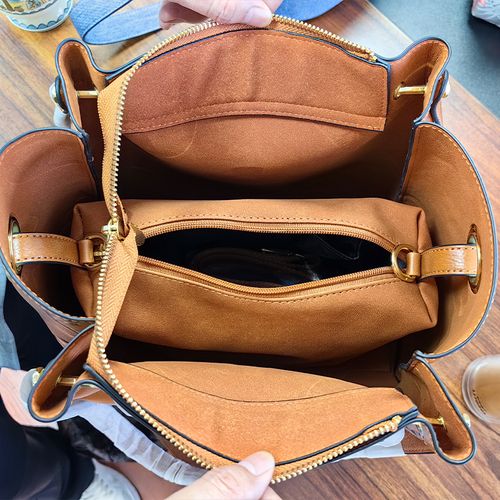 Women's Fashionable Floral Embossed Handbag Set, Including Large Capacity Handbag & Crossbody Bag, Trendy Versatile Daily Commuting Bag Set